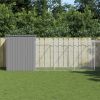 Dog House Light grey Galvanized Steel