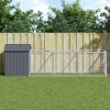 Dog House with Roof Anthracite 46.1"x159.4"x48.4" Galvanized Steel