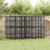 Outdoor Dog Kennel Steel 79.3 ft²