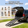 Dog Car Ramp, 75" x 20" Extra Long and Wide, Non-Slip Surface, Folding Portable Pet Ramp for Large, Small & Senior Dogs