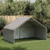 Outdoor Dog Kennel Silver High zinc galvanized steel
