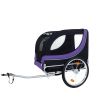 Large Folding Bike Trailer for Dogs – 66LB Capacity All-Terrain Pet Carrier, Durable Steel Frame for Cycling, Jogging, Camping & Outdoor Adventures