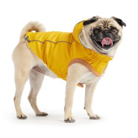 GF Pet Insulated Raincoat - Yellow (size: 2XL)