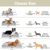 Orthopedic Dog Bed With High Support For Small And Large Breeds - Breathable, Waterproof Memory Foam Bed With Elevated Sides