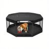Dog House with Space-Saving for Outdoor