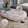 Human Dog Bed, Large Size Fits You and Pets, Washable Faux Fur Dog Bed for People Doze Off, Napping Orthopedic Dog Bed, Present Plump Pillow, Blanket